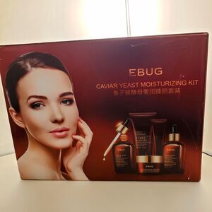 New in Box Ebug Caviar Yeast Moisturizing Skincare Kit/Gift Set